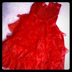 Beautiful holiday red dress